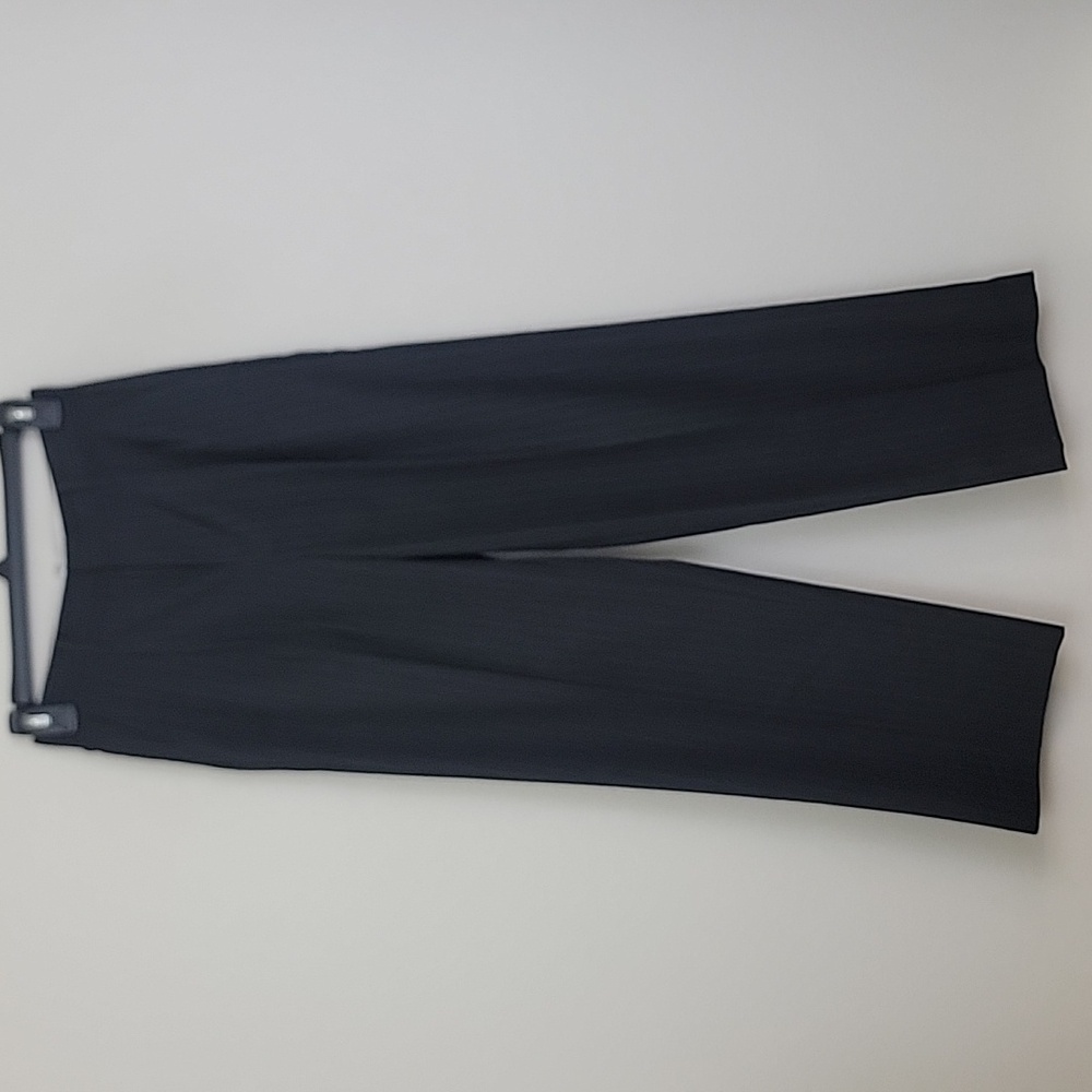Black Pinstripe Dress Straight Leg Pants Unbranded Boys 12